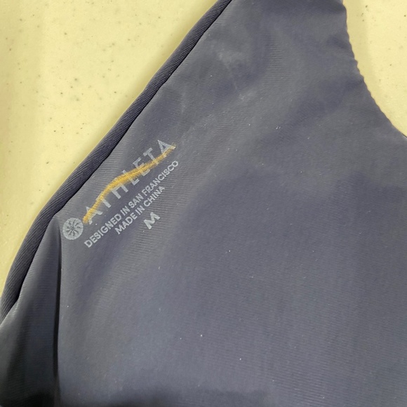 Athleta Adriata One Piece Swimsuit Blue NWOT - Picture 5 of 5